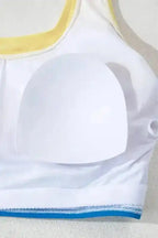 High Waisted Swimsuit Blue Wave High Waist Bikini