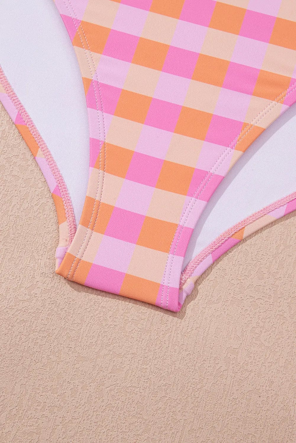 High Waisted Swimsuit Gingham Grace Bikini – 3-Piece Swimsuit Set