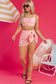 High Waisted Swimsuit Gingham Grace Bikini – 3-Piece Swimsuit Set