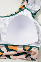 High Waisted Swimsuit Jungle Chic Bikini - High Waist