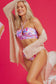 High Waisted Swimsuit Pink Floral High Waist Bikini