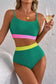High Waisted Swimsuit Sea Green High Waist Bikini