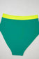 High Waisted Swimsuit Sea Green High Waist Bikini
