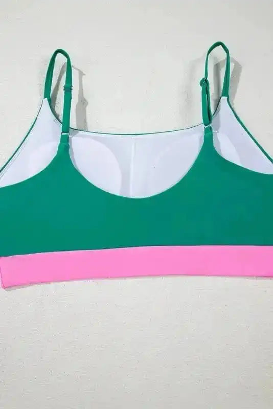 High Waisted Swimsuit Sea Green High Waist Bikini