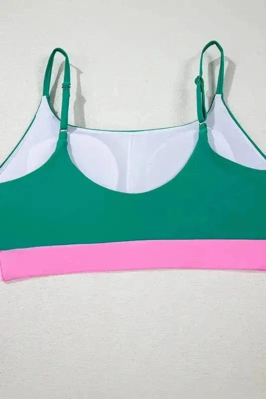 High Waisted Swimsuit Sea Green High Waist Bikini