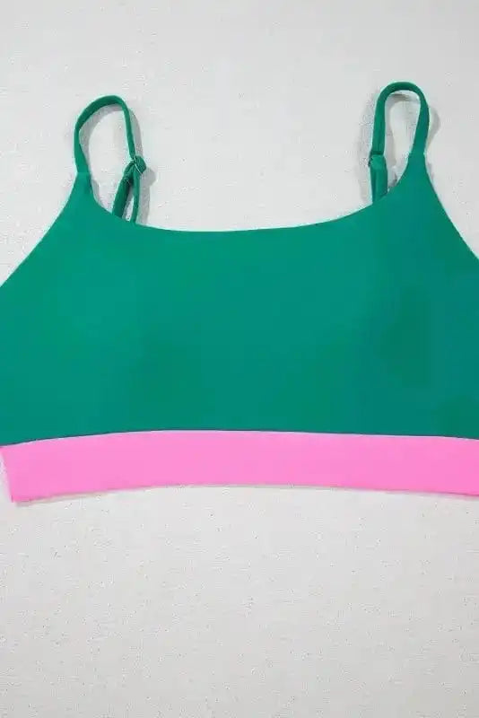 High Waisted Swimsuit Sea Green High Waist Bikini