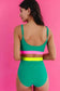 High Waisted Swimsuit Sea Green High Waist Bikini