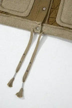 Hood Jackets Boho Quilted Hoodie Jacket