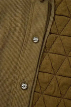 Hood Jackets Boho Quilted Hoodie Jacket