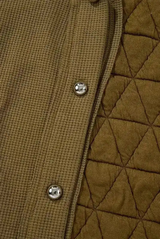 Hood Jackets Boho Quilted Hoodie Jacket