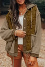 Hood Jackets Jungle Green / S / 95%Polyester+5%Elastane Boho Quilted Hoodie Jacket