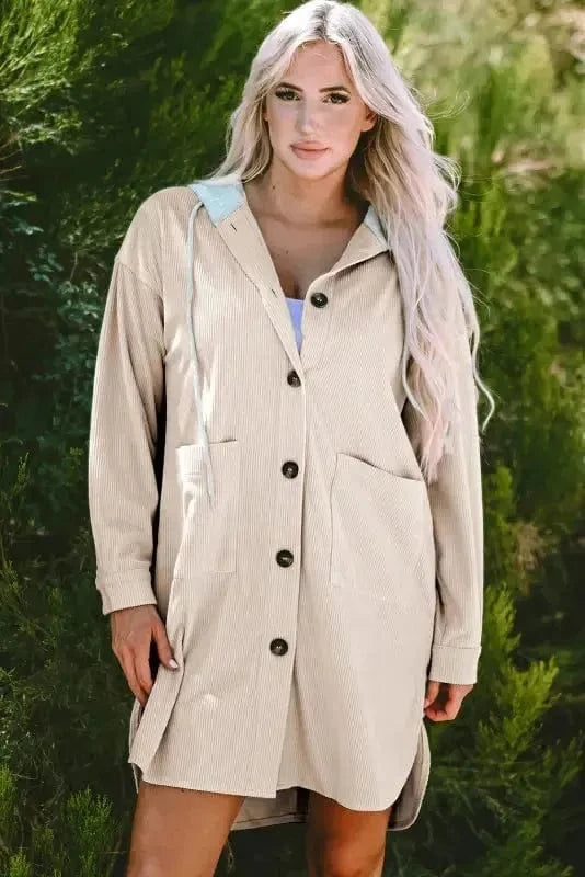 Hood Jackets Layer Lover Oversized Shacket