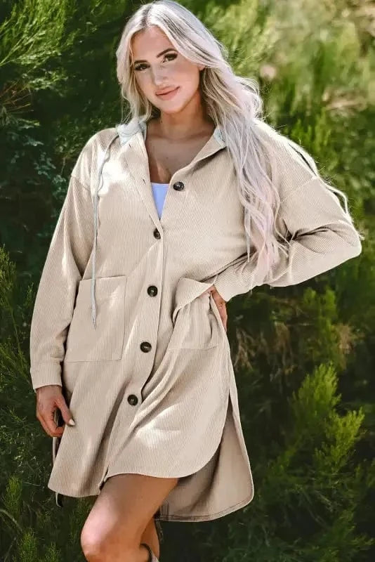 Hood Jackets Layer Lover Oversized Shacket