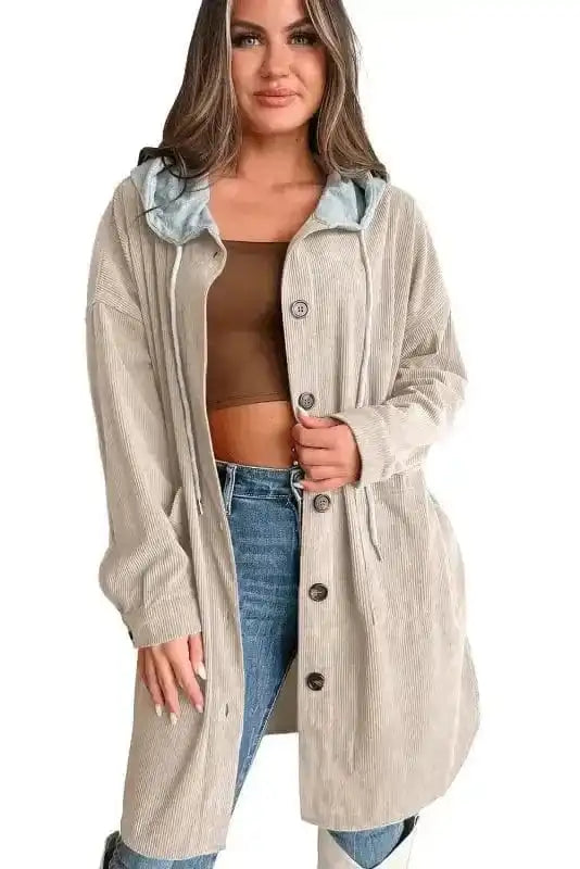 Hood Jackets Layer Lover Oversized Shacket