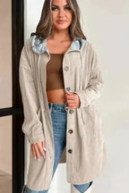 Hood Jackets Layer Lover Oversized Shacket