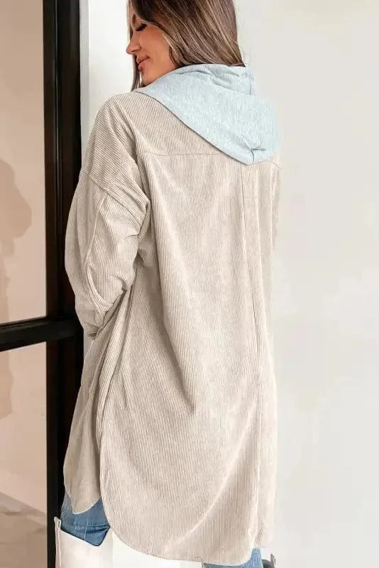 Hood Jackets Layer Lover Oversized Shacket