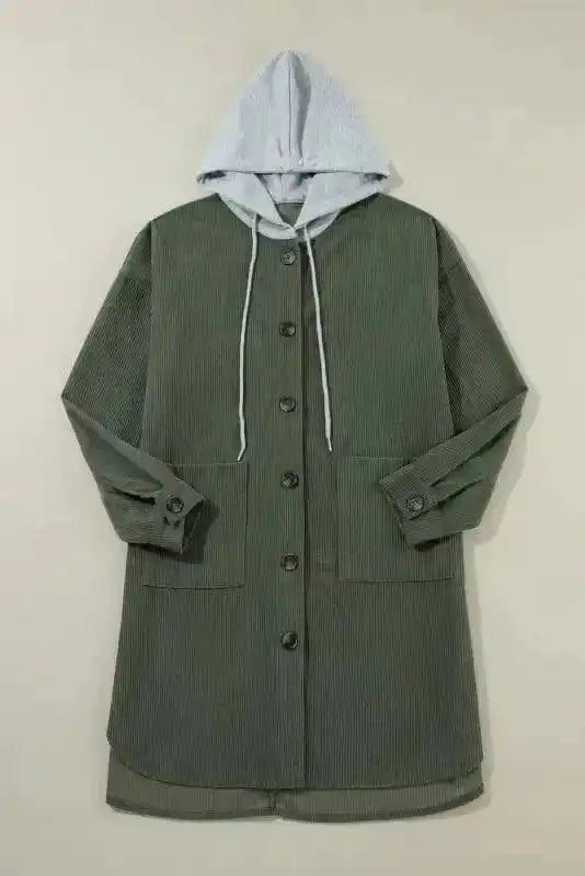 Hood Jackets Layer Lover Oversized Shacket