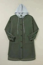 Hood Jackets Layer Lover Oversized Shacket