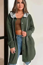 Hood Jackets Layer Lover Oversized Shacket