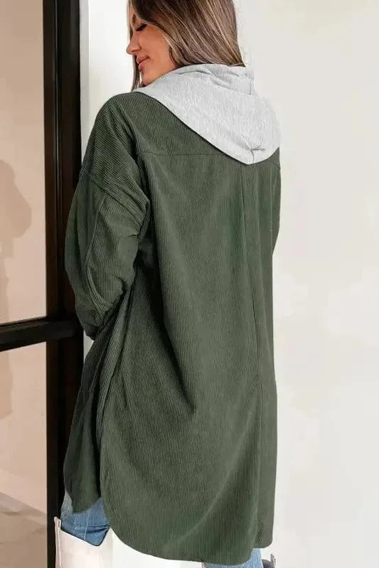 Hood Jackets Layer Lover Oversized Shacket