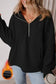 Hoodies Black / S / 50%Polyester+50%Cotton Cozy Kangaroo Pocket Fleece Hoodie