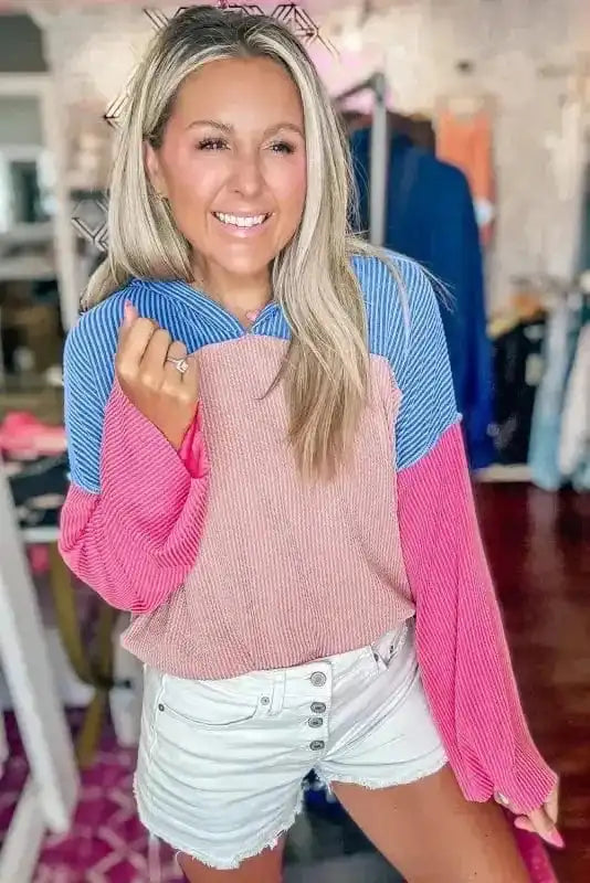 Hoodies Casual Chroma Knit Hoodie