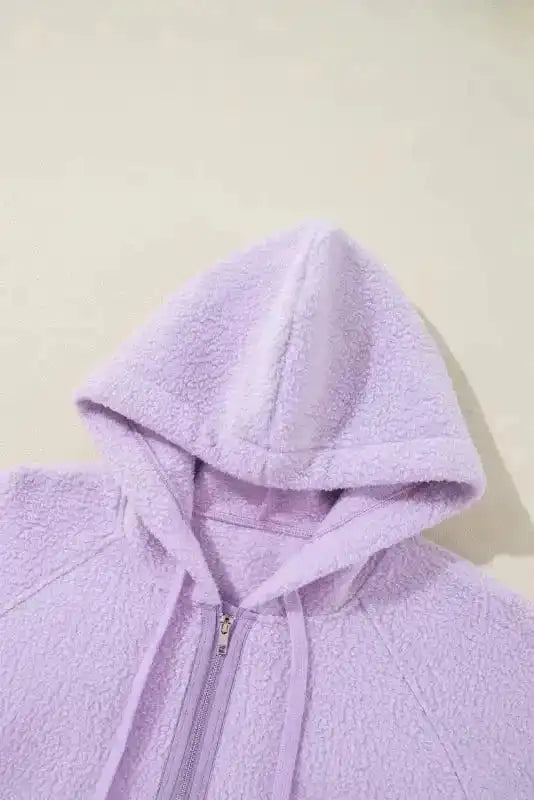 Hoodies Comfort Clasp Fuzzy Hoodie