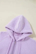 Hoodies Comfort Clasp Fuzzy Hoodie