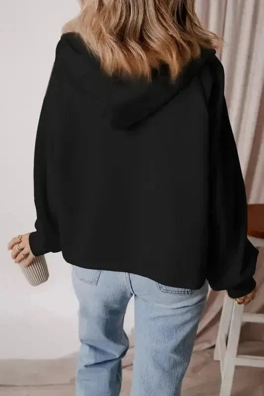 Hoodies Cozy Kangaroo Pocket Fleece Hoodie