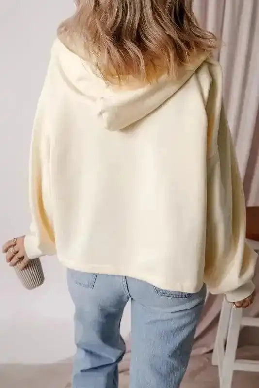 Hoodies Cozy Kangaroo Pocket Fleece Hoodie