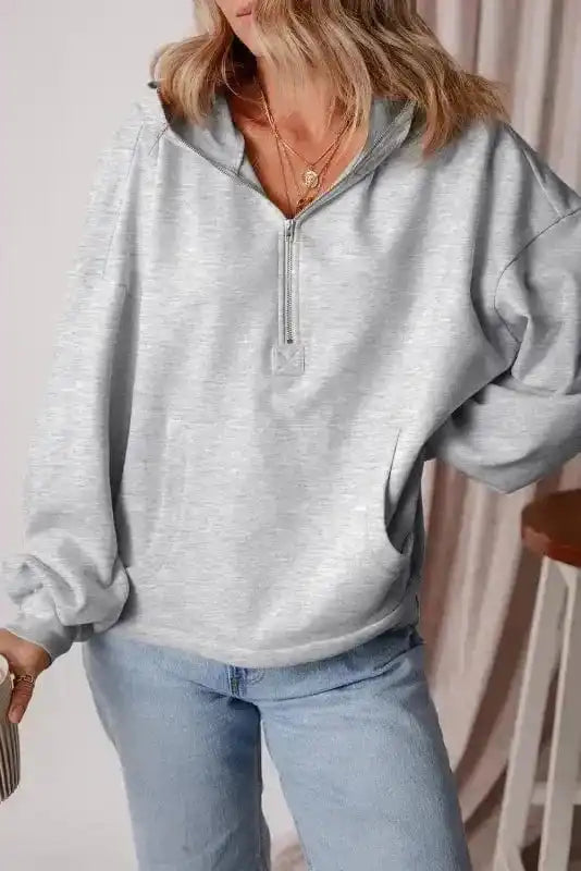 Hoodies Cozy Kangaroo Pocket Fleece Hoodie