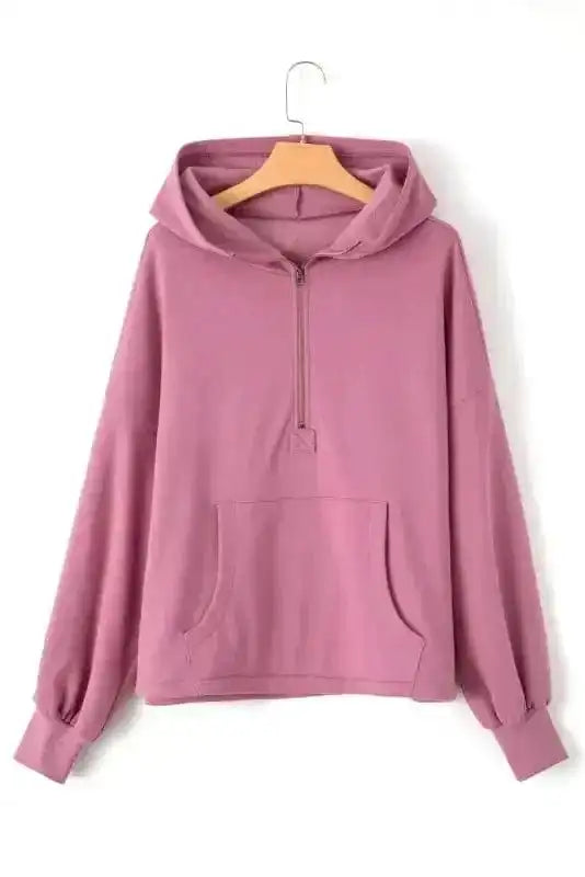 Hoodies Cozy Kangaroo Pocket Fleece Hoodie