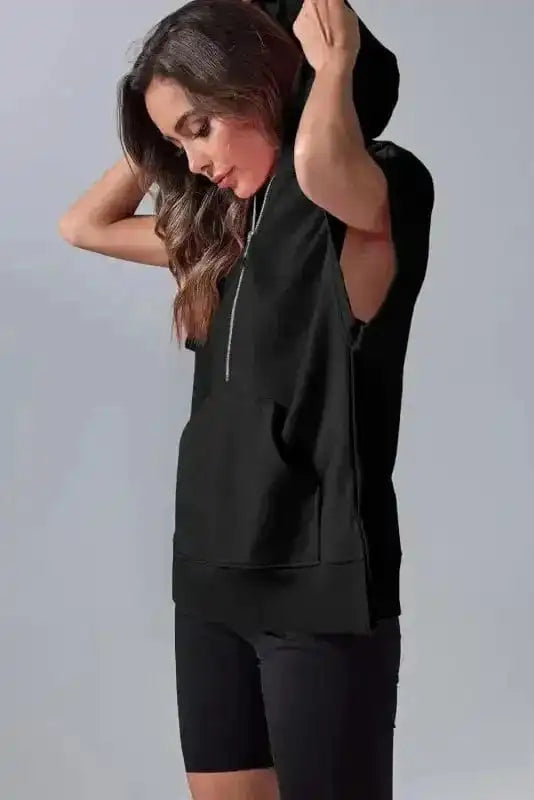 Hoodies Half Zip Hopper Hoodie