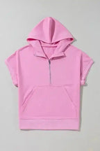 Hoodies Half Zip Hopper Hoodie