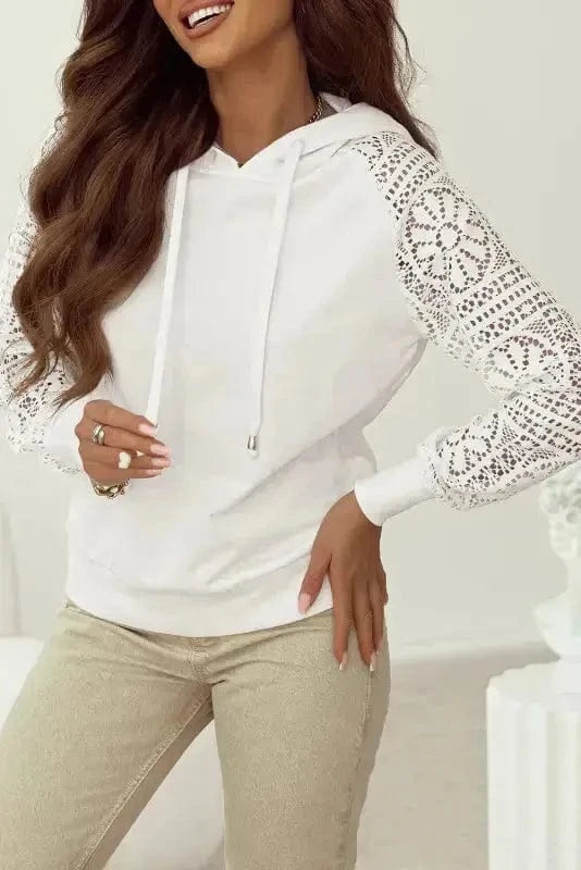 Hoodies Lacy Layers Hoodie