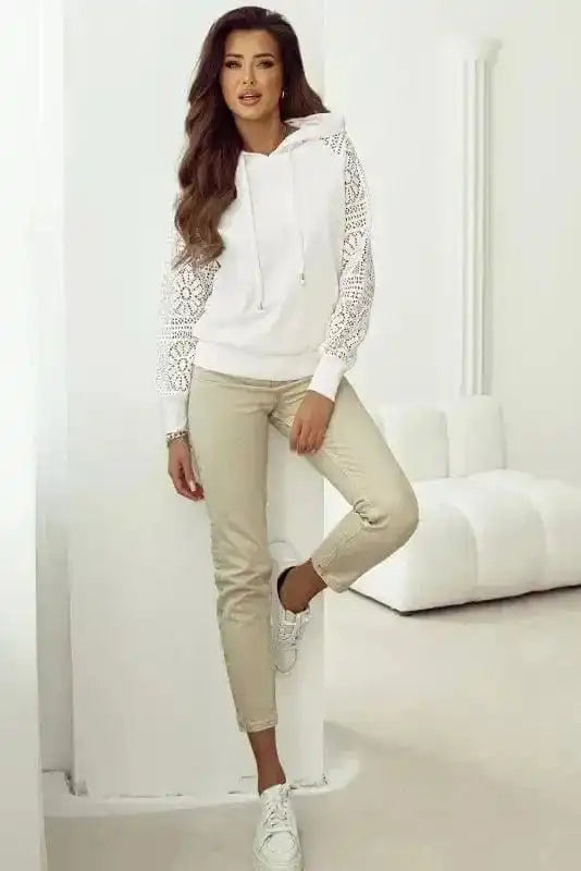 Hoodies Lacy Layers Hoodie