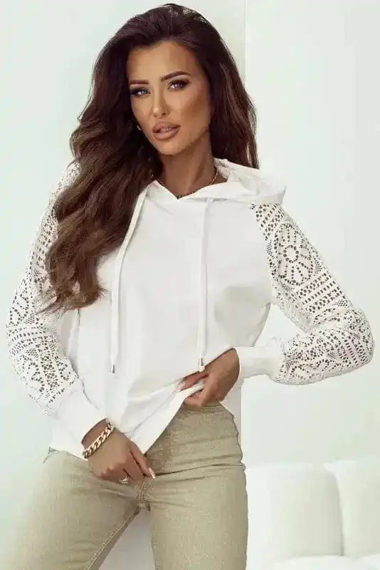 Hoodies Lacy Layers Hoodie