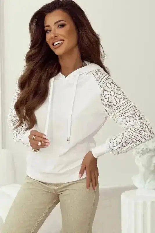 Hoodies Lacy Layers Hoodie