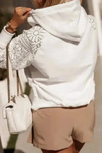 Hoodies Lacy Layers Hoodie