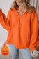 Hoodies Orange / S / 50%Polyester+50%Cotton Cozy Kangaroo Pocket Fleece Hoodie
