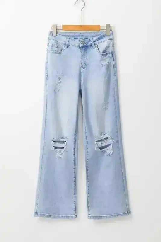 Jeans Beau Blue / 6 / 93%Cotton+5%polyester+2%Elastane Boho Blues Flare Jeans