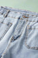 Jeans Beau Blue Acid-Washed Cropped Jeans