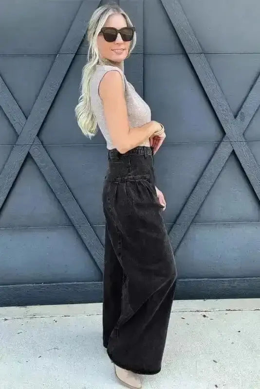 Jeans Slate Elegance Wide Leg Jeans