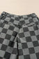 Jeans Urban Checkered Charcoal Denim – Wide Leg Jeans
