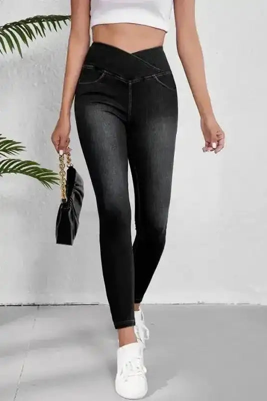 Jeggings CurveAccent Black Stretch Jeggings
