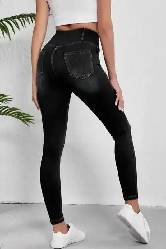 Jeggings CurveAccent Black Stretch Jeggings