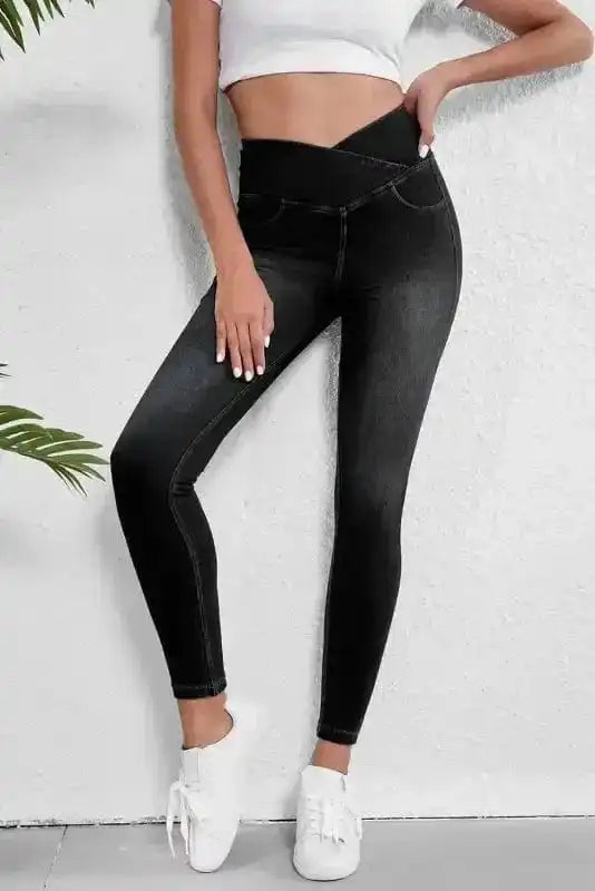 Jeggings CurveAccent Black Stretch Jeggings