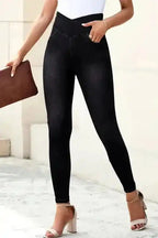 Jeggings CurveAccent Black Stretch Jeggings