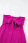 Jumpsuits Fuchsia Flair Strapless Jumpsuit