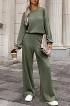Jumpsuits Laurel Green / S / 85%Polyester+10%Viscose+5%Elastane Refined Beauty Knit Jumpsuit